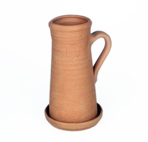 Gliniana BUTELKA Z UCHEM 0,8l