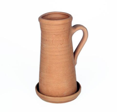 Gliniana BUTELKA Z UCHEM 0,8l