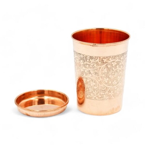 PRZYKRYWKA miedziana do kubka 270ml