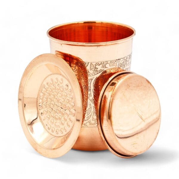 PRZYKRYWKA miedziana do kubka 270ml