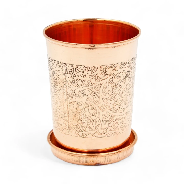 PRZYKRYWKA miedziana do kubka 270ml