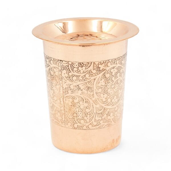 PRZYKRYWKA miedziana do kubka 270 ml - PASUJE DO KUBKA Z UCHEM