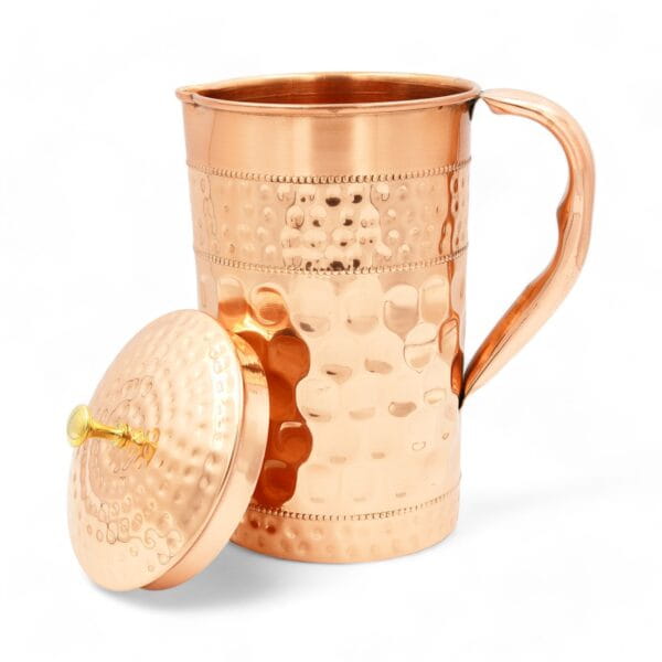 DZBANEK miedziany diamentowy zdobiony 1,5 l