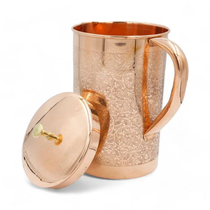 DZBANEK miedziany grawer 2 l