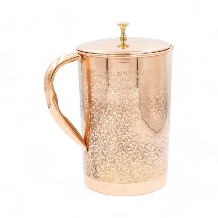 DZBANEK miedziany grawer 2 l