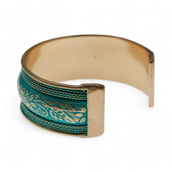 BRANSOLETKA miedziana Patyna