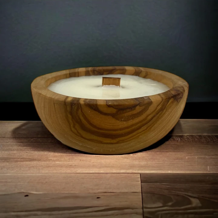 Sojowa Świeca Zapachowa w Drewnie DMI8