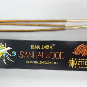 Kadzidełka w patyczkach PLEMIENNE Banjara - Drzewo Sandałowe, 15 g