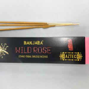 Kadzidełka w patyczkach PLEMIENNE Banjara - Dzika Róża, 15 g