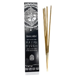 Kadzidełka w patyczkach PLEMIENNE Banjara - Mirra Majów, 15 g