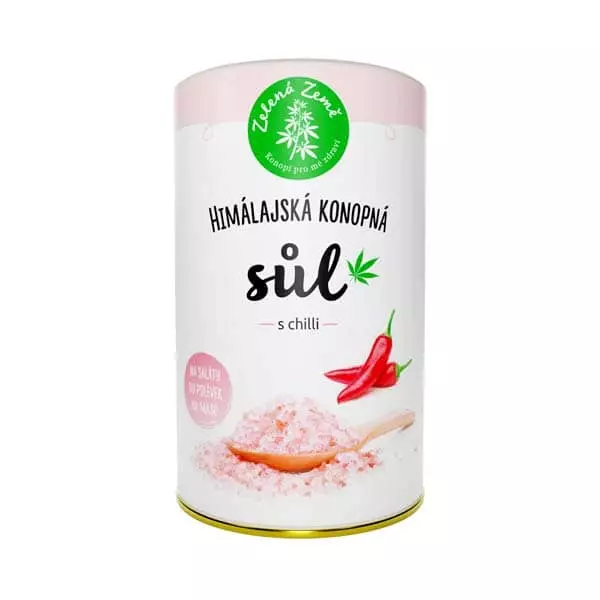 Himalajska SÓL KONOPNA z dodatkiem Chilli, 165 g