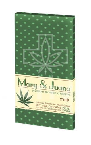 Czekolada Mleczna z Łuskanym Ziarnem Konopi - 32% kakao, 80 g