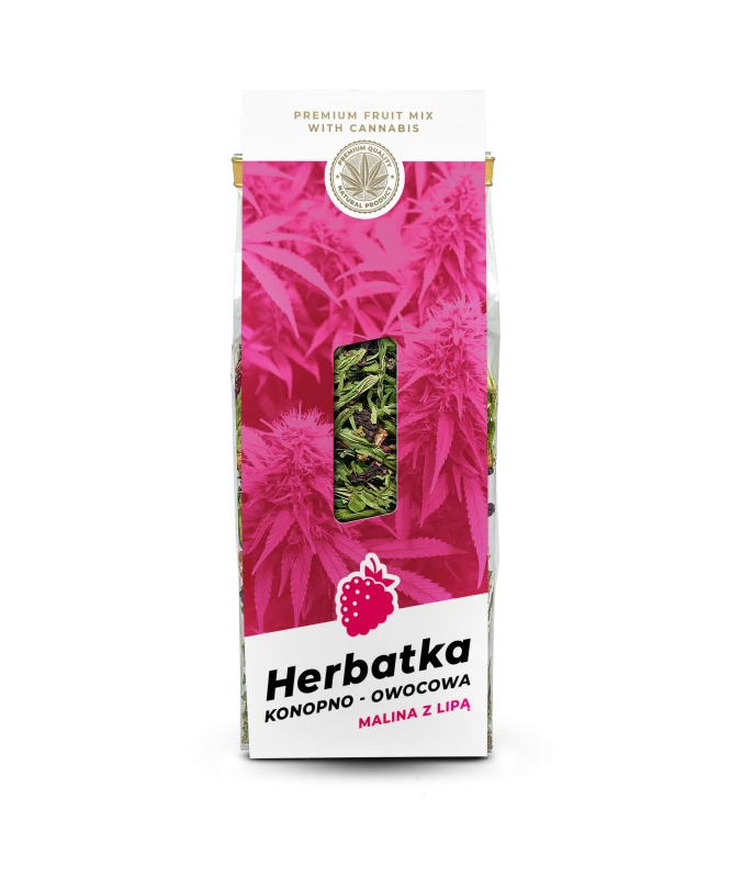 Konopno-Owocowa Herbatka "MALINA Z LIPĄ"
