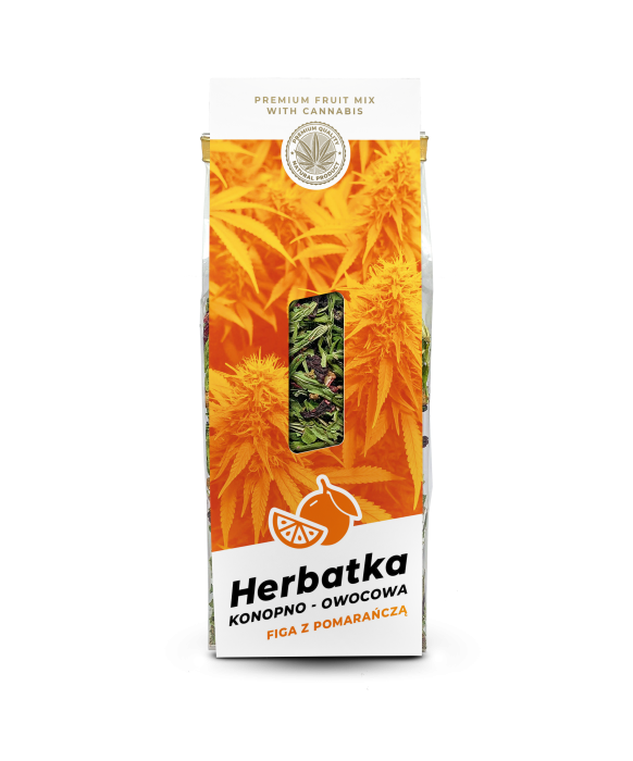 Konopno-Owocowa Herbatka "FIGA Z POMARANCZA"