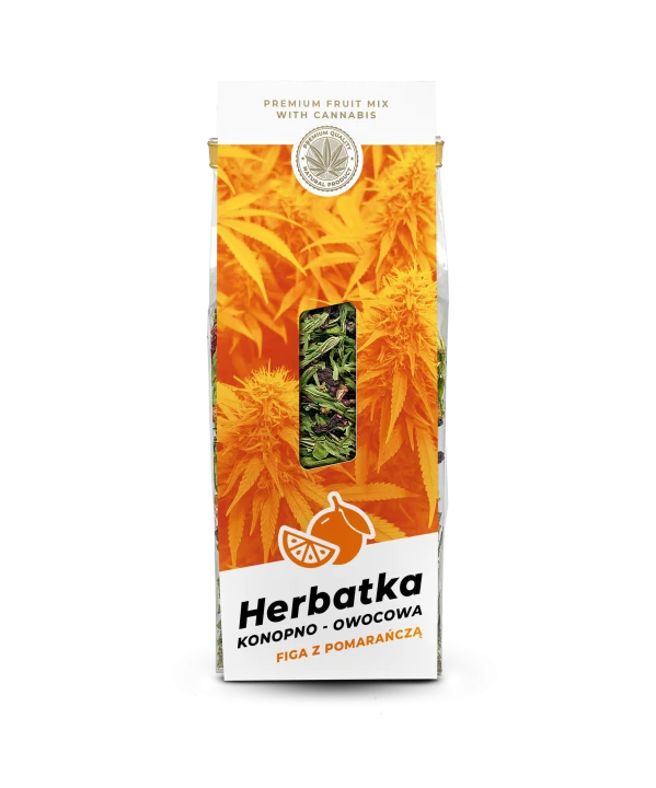 Konopno-Owocowa Herbatka "FIGA Z POMARANCZA"