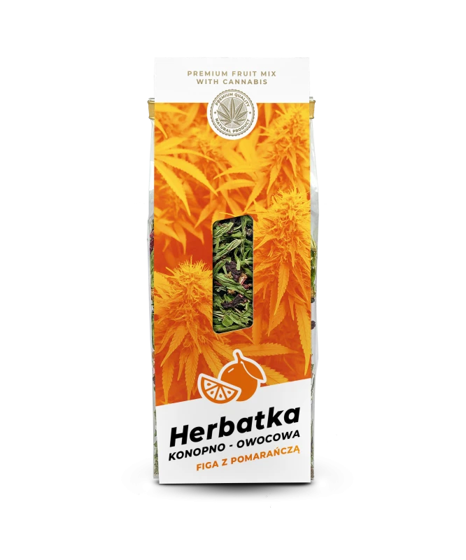 Konopno-Owocowa Herbatka "FIGA Z POMARANCZA"