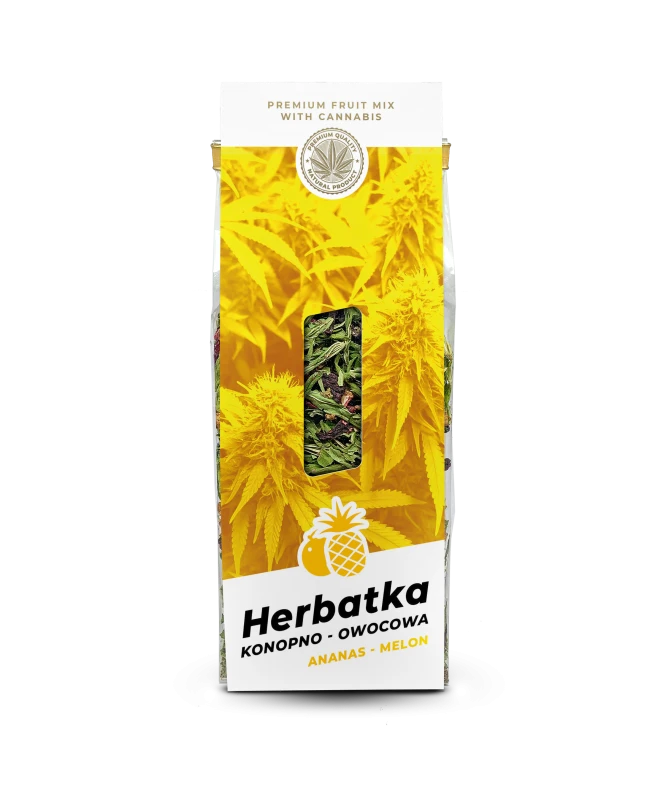 Konopno-Owocowa Herbatka "ANANAS-MELON"