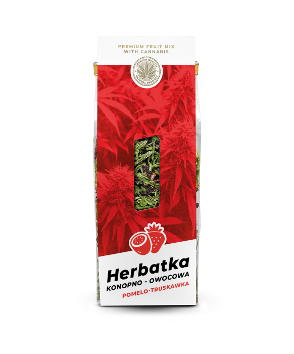 Konopno-Owocowa Herbatka "POMELO-TRUSKAWKA"