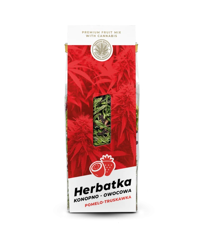 Konopno-Owocowa Herbatka "POMELO-TRUSKAWKA"