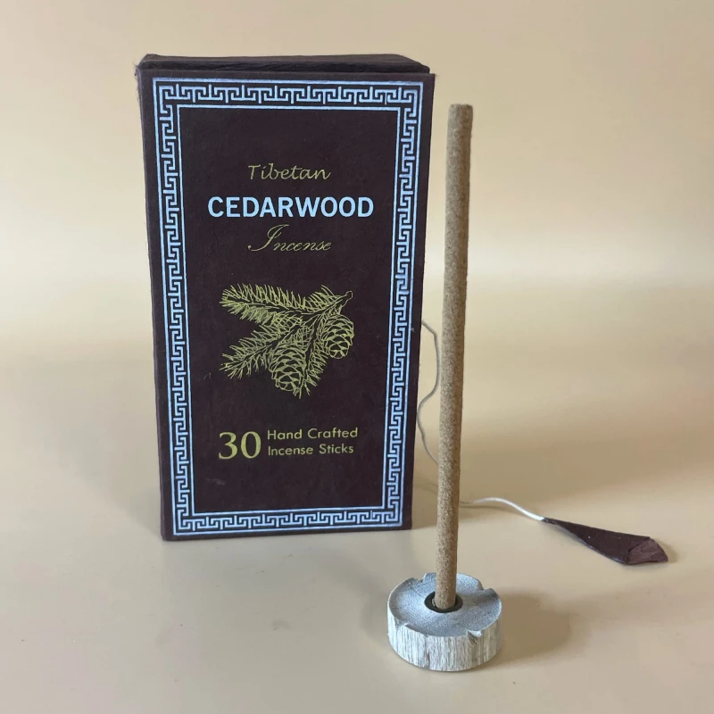 Zestaw podarunkowy himalajskich kadzidełek - Drzewo Cedrowe