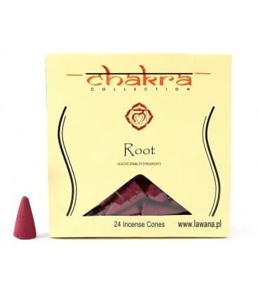 Kadzidełka Stożkowe na 1. CZAKRĘ PODSTAWY, 24 szt.