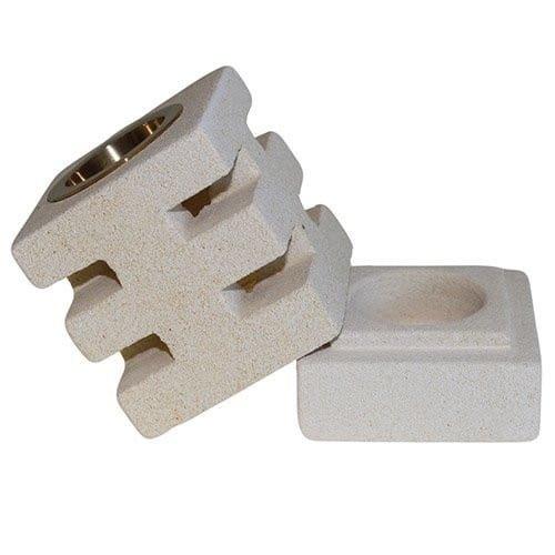 Kominek Kamienny z Piaskowca - Abstrakcyjny