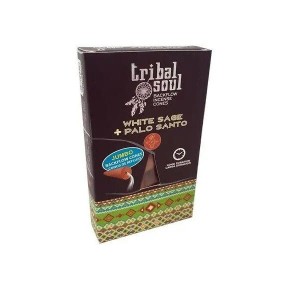 Kadzidełka stożkowe Jumbo BACK FLOW - Biała Szałwia + Palo Santo