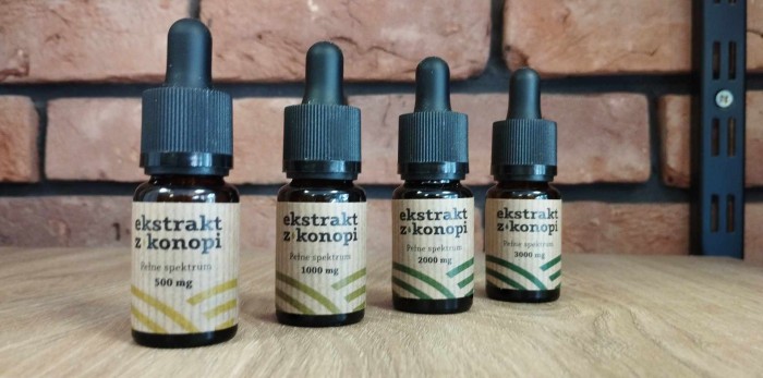 Olejek CBD 10% - ekstrakt z konopi włóknistych, 10 ml