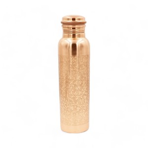 BUTELKA miedziana grawerowana, 1000ml