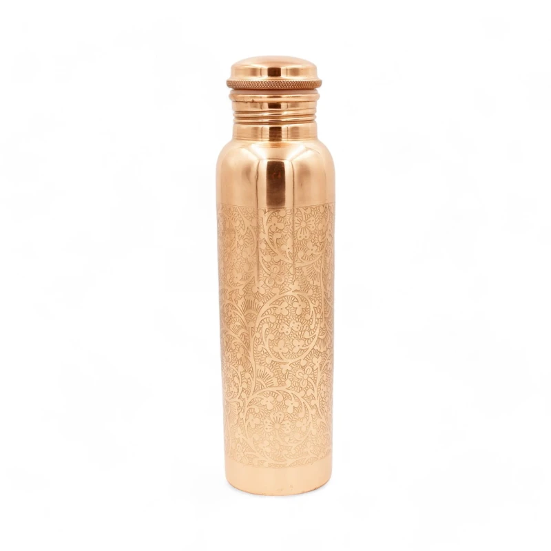 BUTELKA miedziana grawerowana, 1000ml
