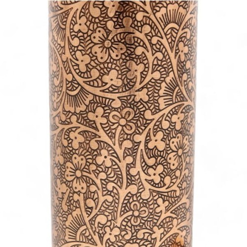 BUTELKA miedziana grawerowana ciemna, 900ml