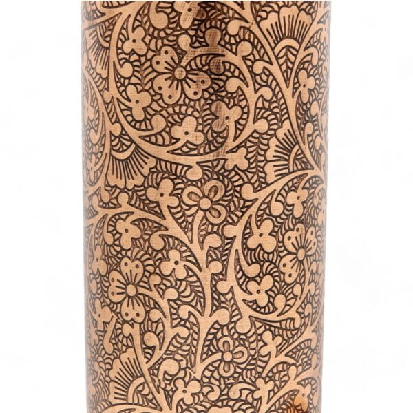 BUTELKA miedziana grawerowana ciemna, 900ml