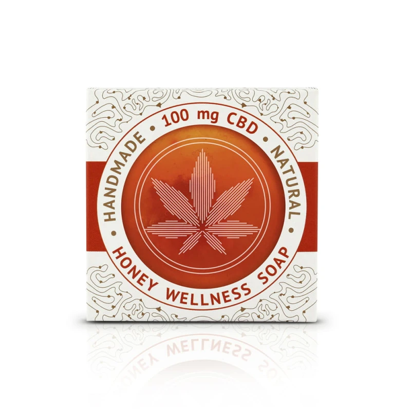 Mydło ręcznie robione, konopne CANNALINE z CBD honey wellnes 110g