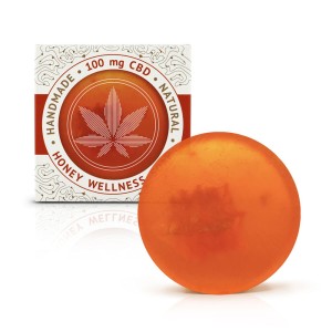 Mydło ręcznie robione, konopne CANNALINE z CBD honey wellnes 110g