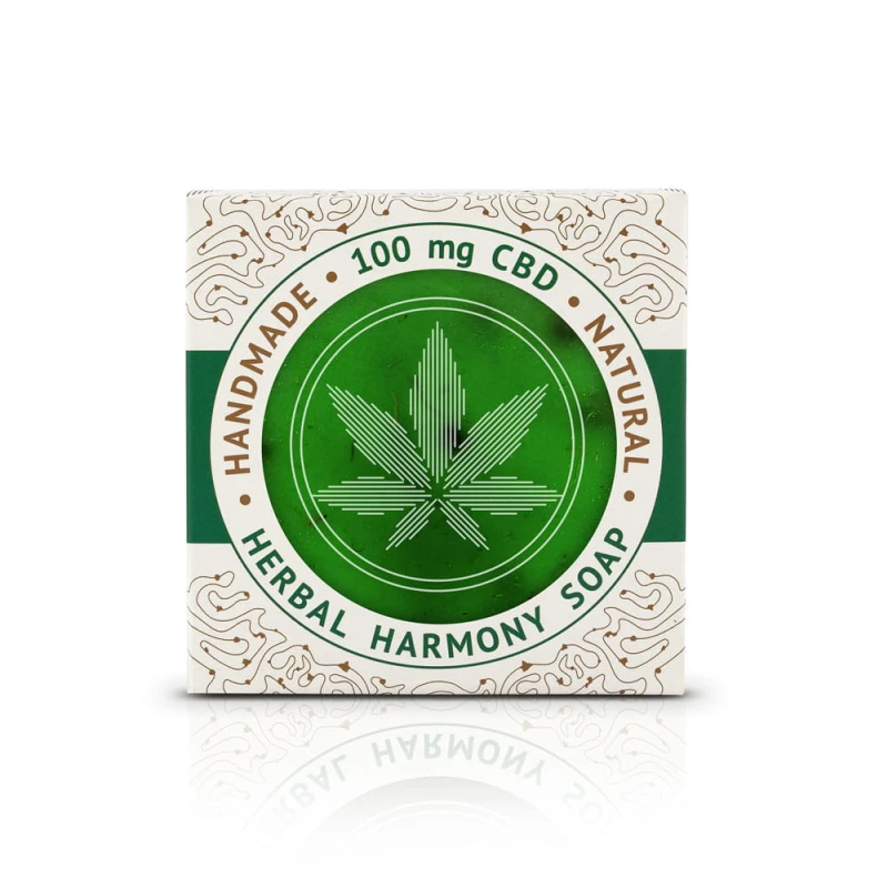 Mydło ręcznie robione, konopne CANNALINE z CBD herbal harmony, 110g