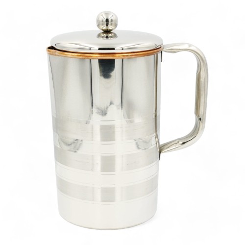 DZBANEK stalowy z miedzianym środkiem, 2l