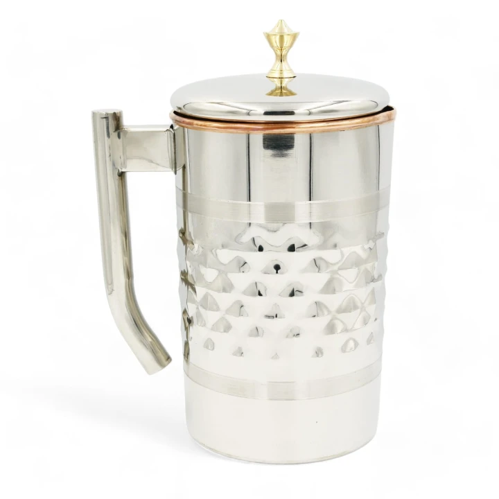 DZBANEK stalowy z miedzianym środkiem, 2l