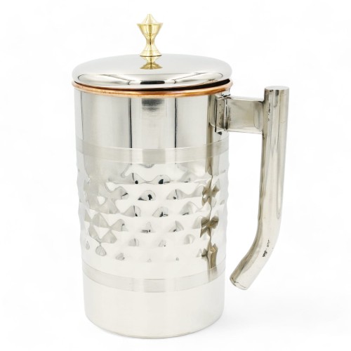 DZBANEK stalowy z miedzianym środkiem, 2l