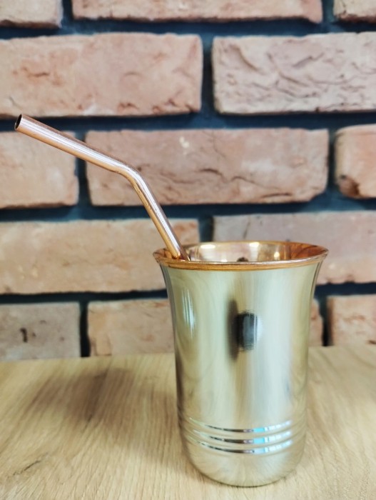 Miedziana SŁOMKA do oczyszczania wody - antybakteryjna