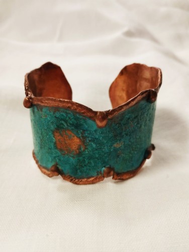 BRANSOLETKA miedziana LAPIS