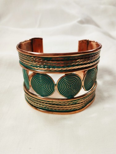 BRANSOLETKA miedziana DEMETER