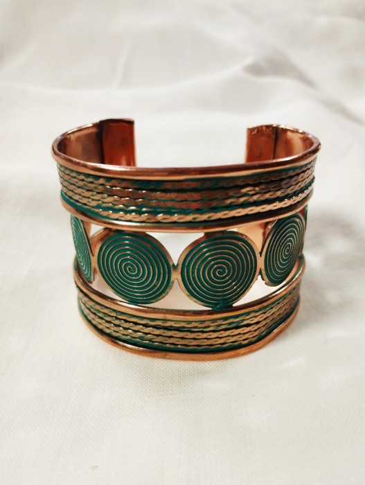 BRANSOLETKA miedziana DEMETER