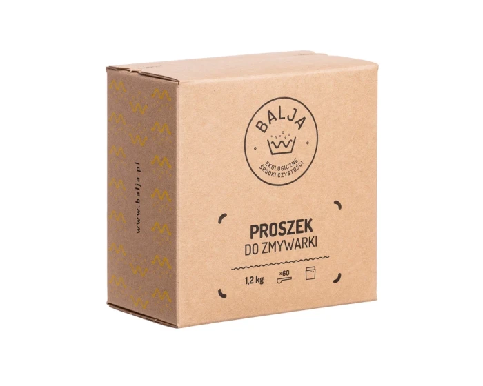 Proszek Do Zmywarki, ekologiczny - 60 cykli zmywań - 1,2 kg
