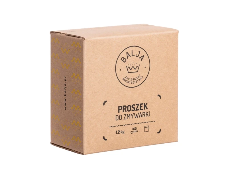Proszek Do Zmywarki, ekologiczny - 60 cykli zmywań - 1,2 kg