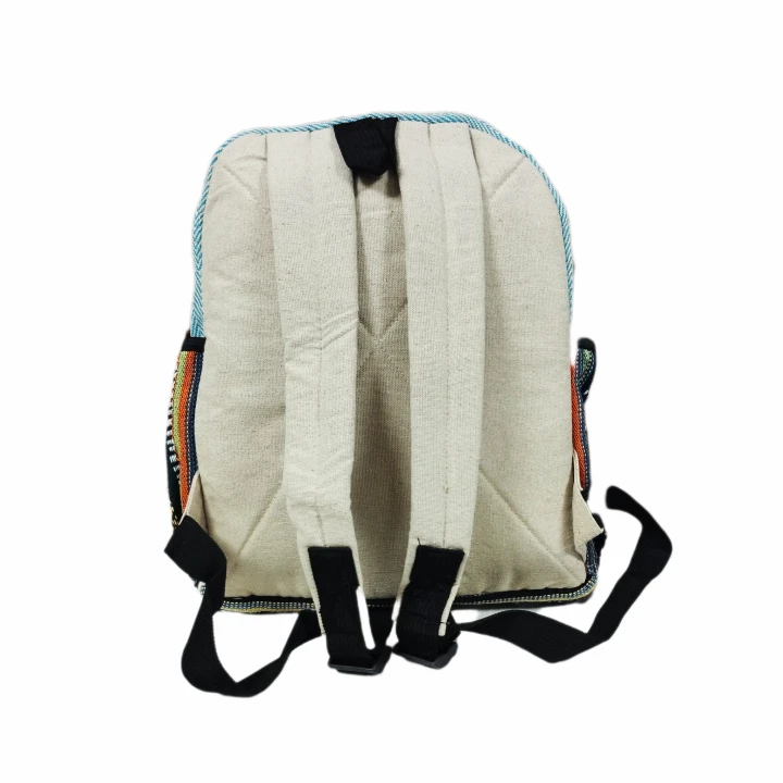 Plecak z konopi i bawełny - Suwaki, ŚREDNI