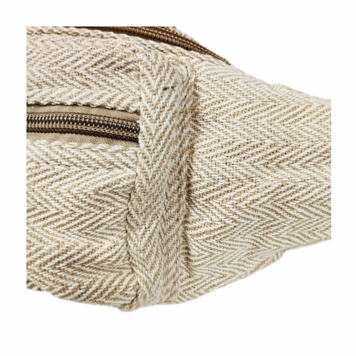 SASZETKA na biodra z konopi i bawełny - kolor NATURALNY