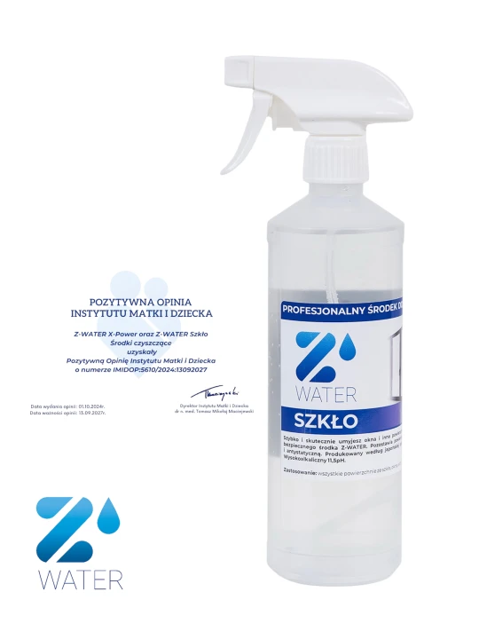 Z-Water płyn do czyszczenia SZKŁA I LUSTER, 500 ml