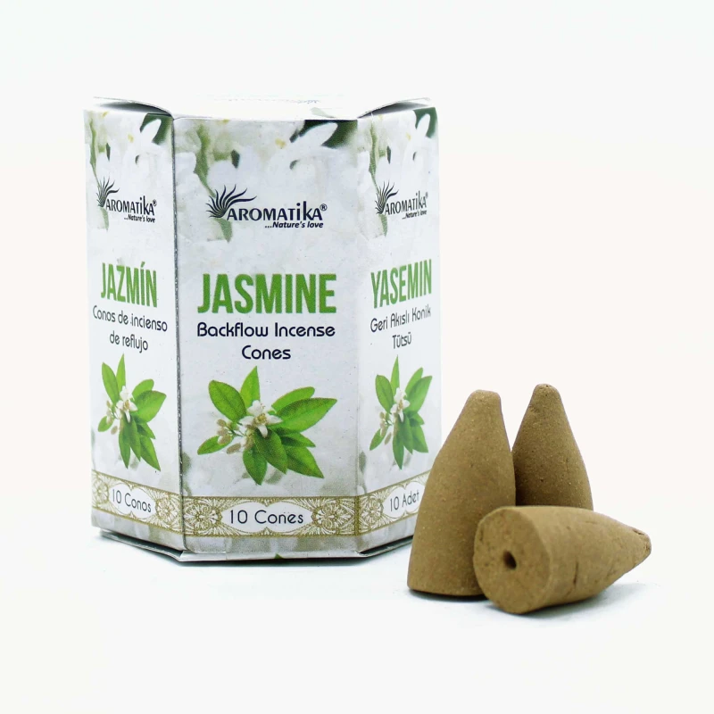 Kadzidełka Stożkowe Backflow Masala - Jaśmin
