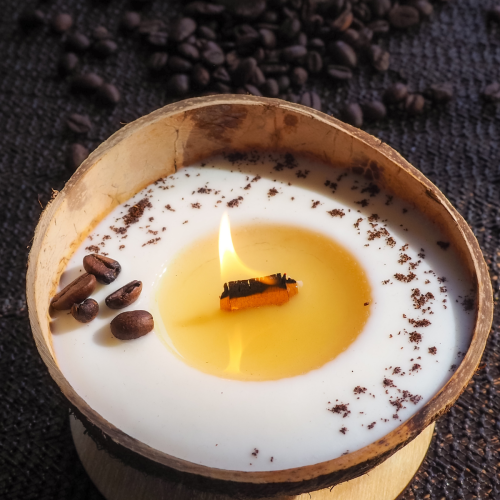 Świeca sojowa w KOKOSIE - O Poranku, 300 ml