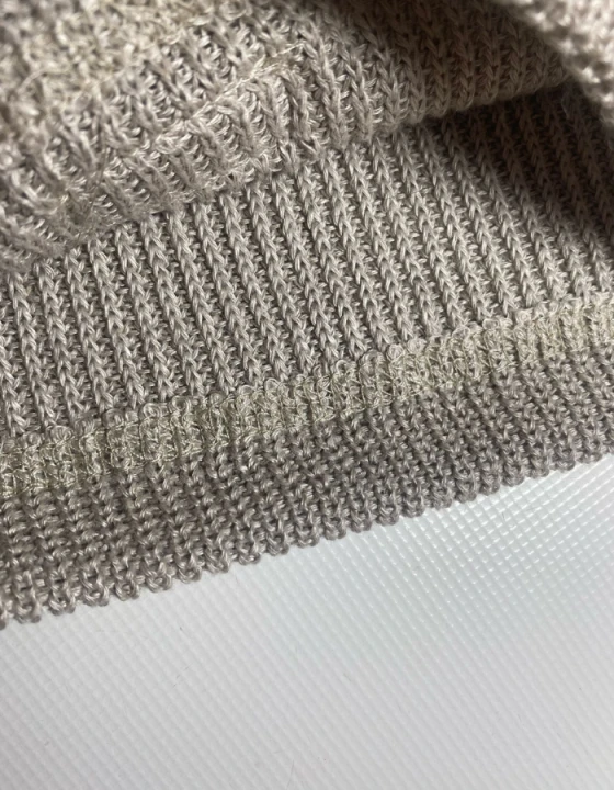 Sweter damski, Bluza - LEN 100%, naturalny S/M